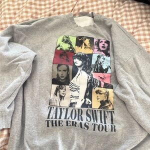 Taylor Swift The Eras Tour Heather Gray Pullover
